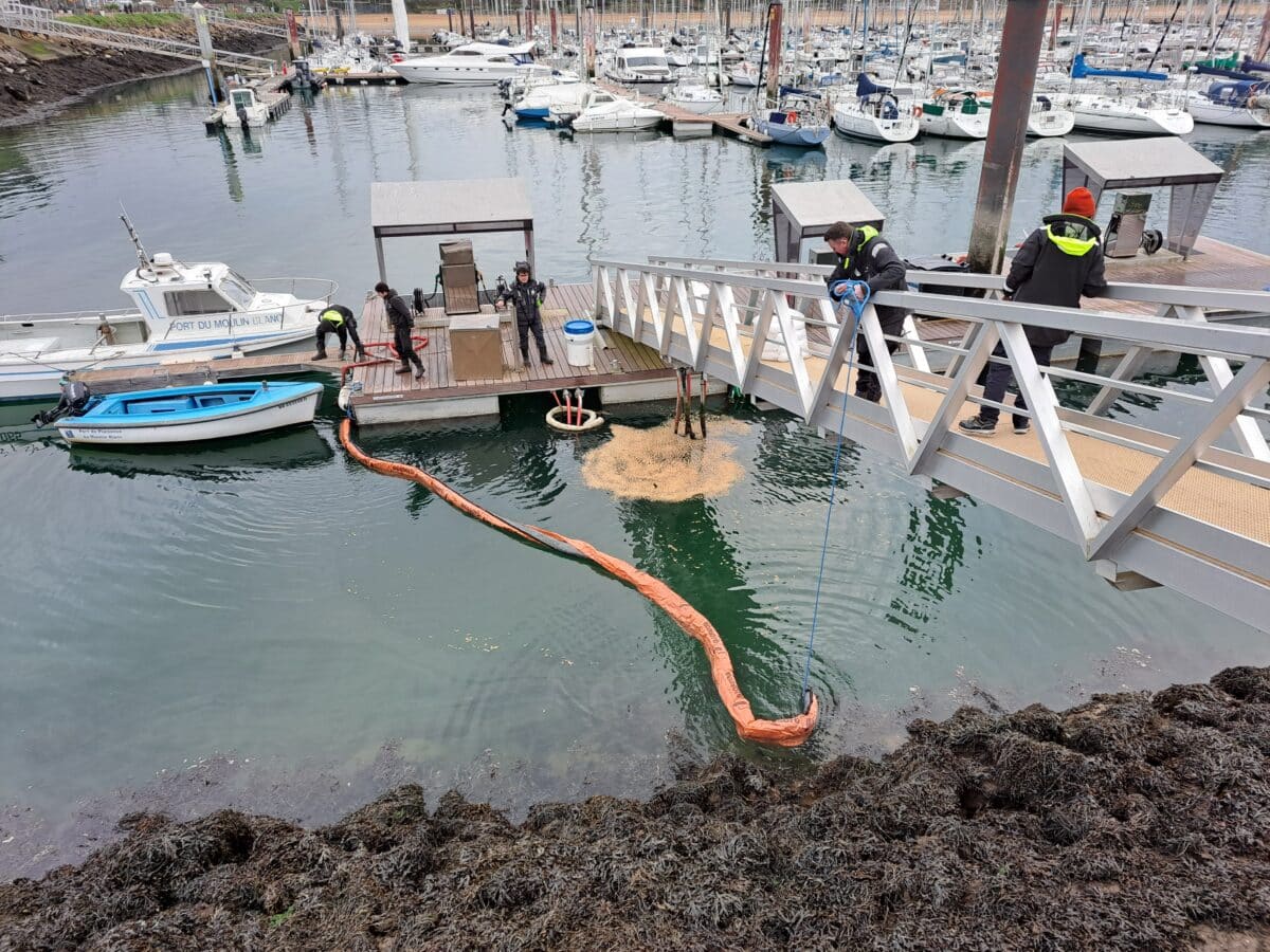 Formation des équipes des marinas de Brest au port du Moulin Blanc